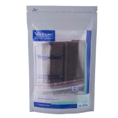 Virbac Veggie Dog Dent Chews for 10-30 kg 87.5 gm